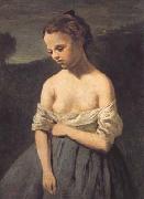 Jean Baptiste Camille  Corot La petite Jeannette (mk11) USA oil painting reproduction